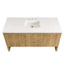 James Martin Hudson 60" Single Bathroom Vanity, Light Natural Oak