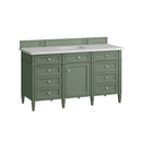 James Martin Brittany 60" Single Bathroom Vanity, Smokey Celadon