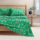 Turkish Cotton Christmas Flannel Sheet - Whittaker Collection by Great Bay Home