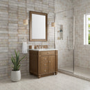 James Martin Bristol 30" Single Bathroom Vanity, Saddle Brown