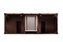 James Martin Brittany 60" Double Bathroom Vanity, Burnished Mahogany