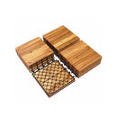 27 Pieces Acacia Wood Interlocking Patio Deck Tile by LJGDeals