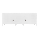 James Martin Brittany 84" Double Bathroom Vanity, Bright White