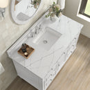 James Martin Lorelai 48" Single Bathroom Vanity, Bright White