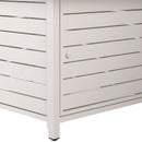 Aluminum 48-in Rectangular Propane Fire Table, Beads, Covers and Lid