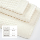 Cotton Diamond Waffle Weave Bath Towel Set - Grayson Collection by Great Bay Home