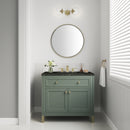 James Martin Chicago 36" Single Bathroom Vanity, Smokey Celadon
