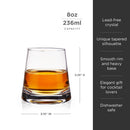 Burke Crystal Whiskey Glasses Set of 2 by Viski