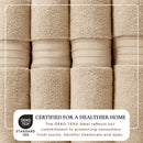 100% Cotton Premium Bath Towel Set - Chiara Collection by Great Bay Home