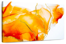 Abstract Orange Spill Wall Art