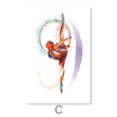 Gymnast Dancers Canvas