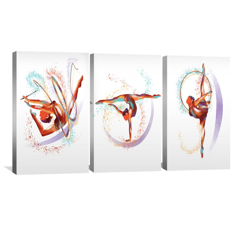 Gymnast Dancers Canvas