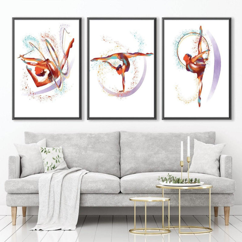 Gymnast Dancers Canvas