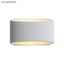 GobekUsa Gypsum LED Wall Sconce - Minimalist 1-Head White Wall Lamp Fixture