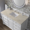 James Martin Bristol 48" Single Bathroom Vanity, Bright White