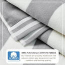 Striped Cabana Beach Towel - Edgartown Collection by Great Bay Home