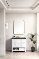James Martin Breckenridge 36" Single Bathroom Vanity, Bright White
