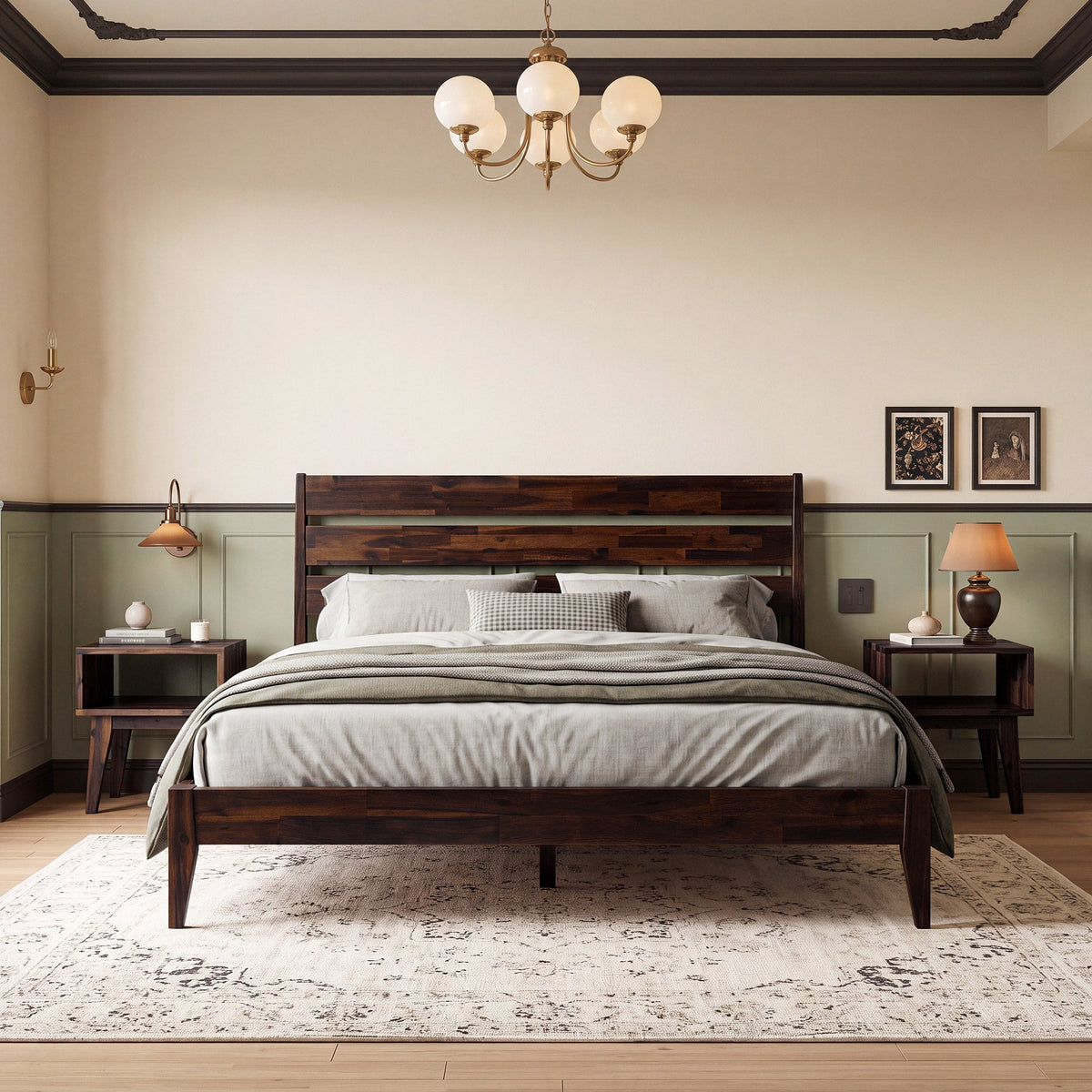 Emery Solid Wood Bed Frame, photo 33 of 34