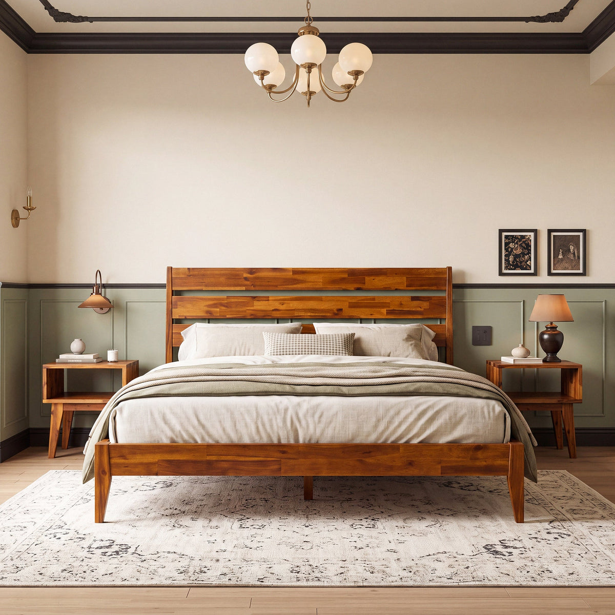 Emery Solid Wood Bed Frame, photo 22 of 34