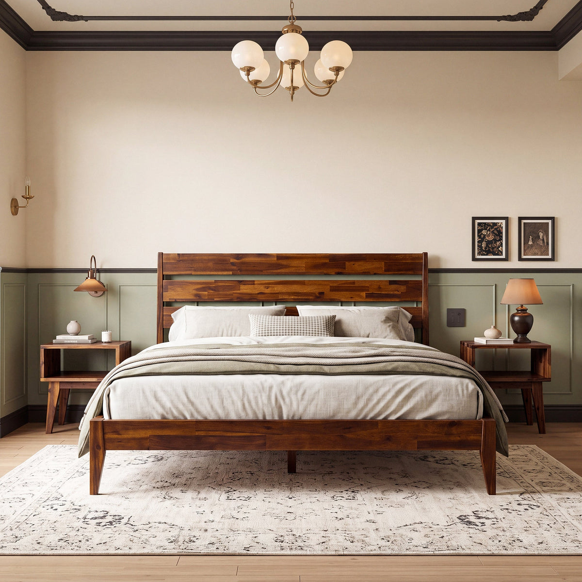 Emery Solid Wood Bed Frame, photo 11 of 34
