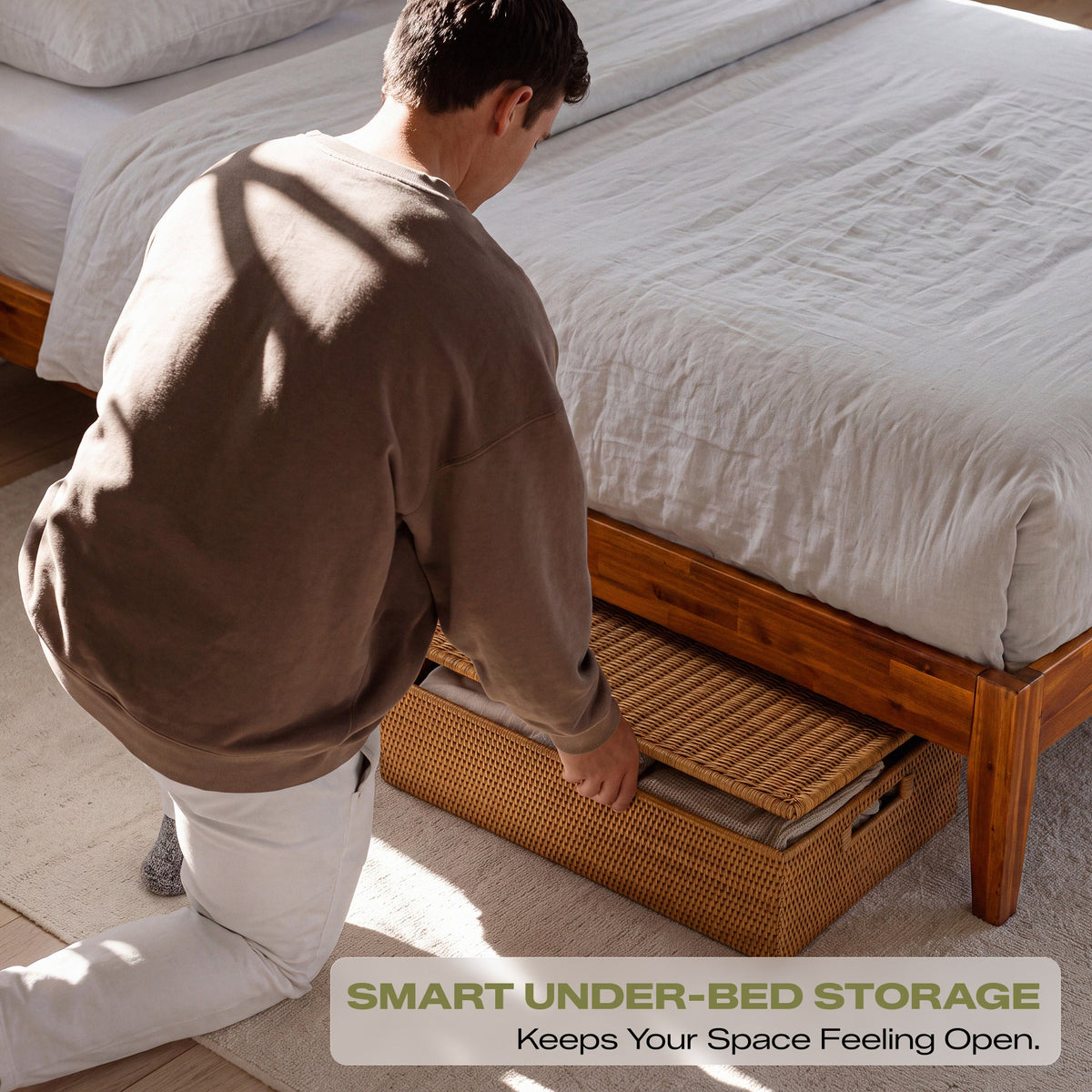 Emery Solid Wood Bed Frame, photo 21 of 34