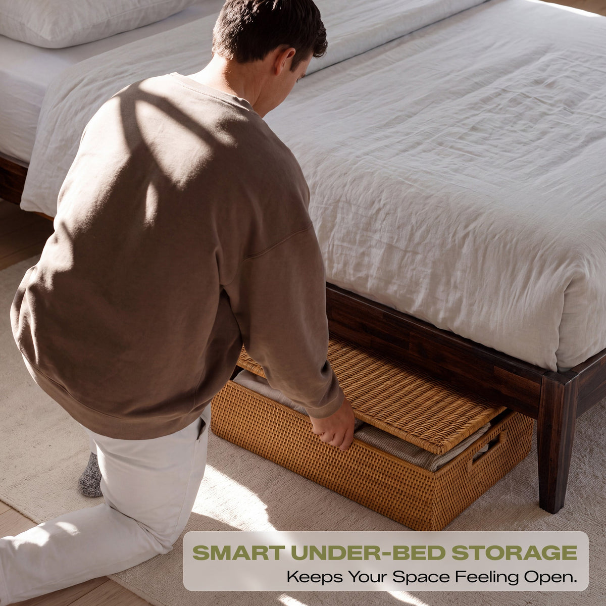 Emery Solid Wood Bed Frame, photo 32 of 34