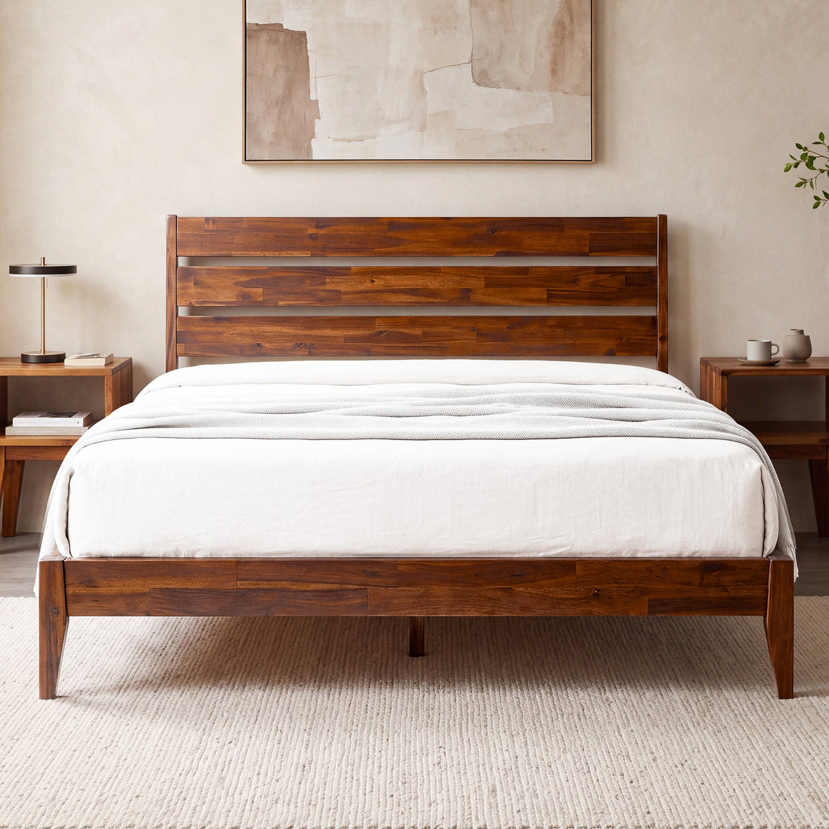 Emery Solid Wood Bed Frame, photo 2 of 34