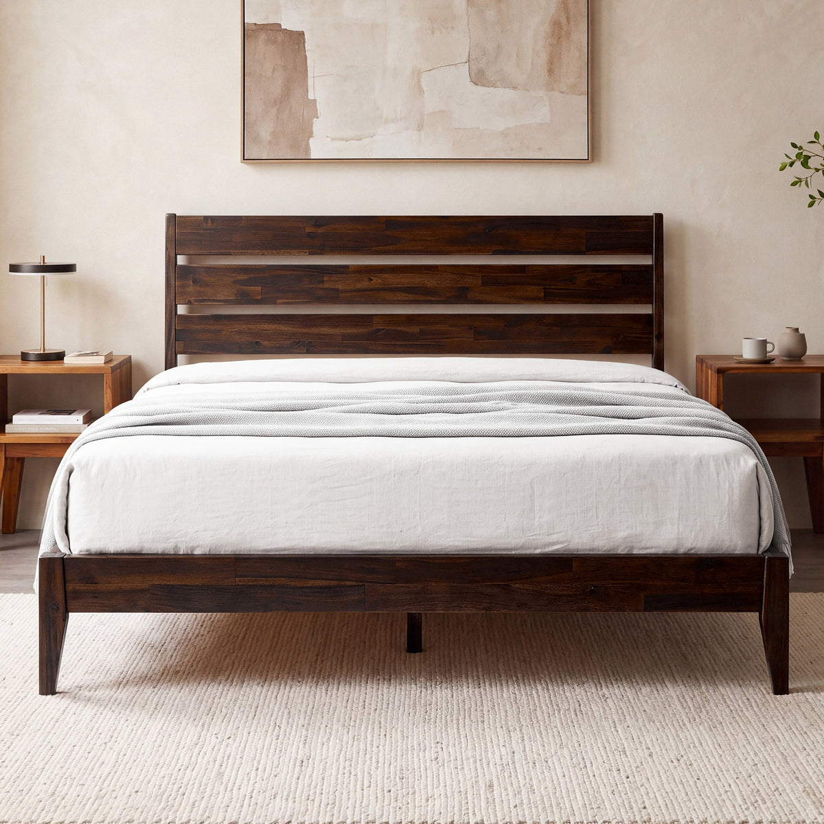 Emery Solid Wood Bed Frame, photo 24 of 34