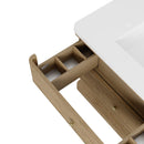 James Martin Allamari 36" Floating Single Bathroom Vanity, Dune Mist