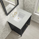James Martin Myrrin 30" Single Bathroom Vanity, Carbon Oak