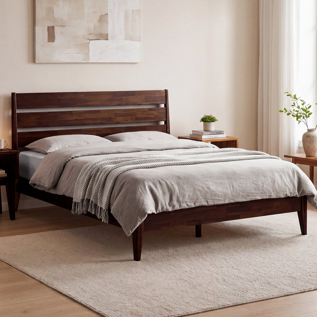 Emery Solid Wood Bed Frame, photo 25 of 34