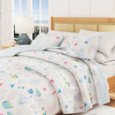 Colorful Coastal Seascape Quilt Set - Ryanne Collection by Great Bay Home