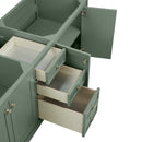 James Martin Chicago 72" Double Bathroom Vanity, Smokey Celadon
