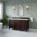 James Martin Brittany 60" Single Bathroom Vanity, Burnished Mahogany