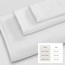 Cotton Textured Bath Towel Set - Acacia Collection by Great Bay Home