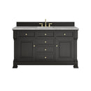 James Martin Brookfield 60" Single Bathroom Vanity, Black Onyx