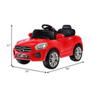 6V Kids Remote Control Battery Powered LED Lights Riding Car-Red by LJGDeals
