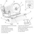 7.5 Inch Blade Electric Meat Slicer Cheese Deli Meat Food Cutter by LJGDeals