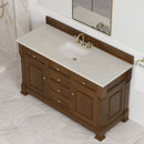 James Martin Brookfield 60" Single Bathroom Vanity, Honey Oak