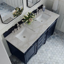 James Martin Brittany 60" Double Bathroom Vanity, Victory Blue