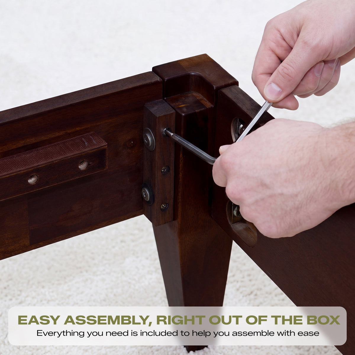 Emery Solid Wood Bed Frame, photo 29 of 34