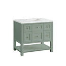 James Martin Breckenridge 36" Single Bathroom Vanity, Smokey Celadon