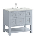 James Martin Breckenridge 36" Single Bathroom Vanity, Serenity Blue