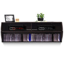 48.5 Inch 2 Tier Modern Wall Mounted Hanging Floating Shelf by LJGDeals