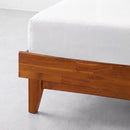 Aurora Solid Wood Bed Frame