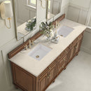 James Martin Lorelai 72" Double Bathroom Vanity, Mid-Century Walnut