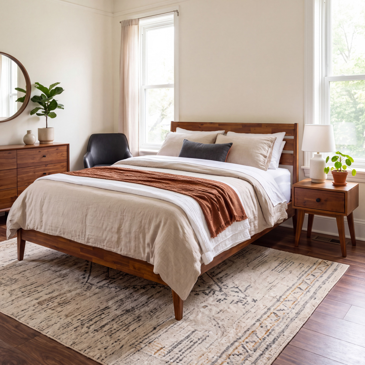 Sofia Solid Wood Nightstand, photo 21 of 31