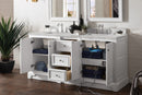 James Martin De Soto 72" Double Bathroom Vanity, Bright White