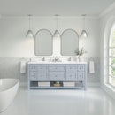 James Martin Breckenridge 72" Double Bathroom Vanity, Serenity Blue