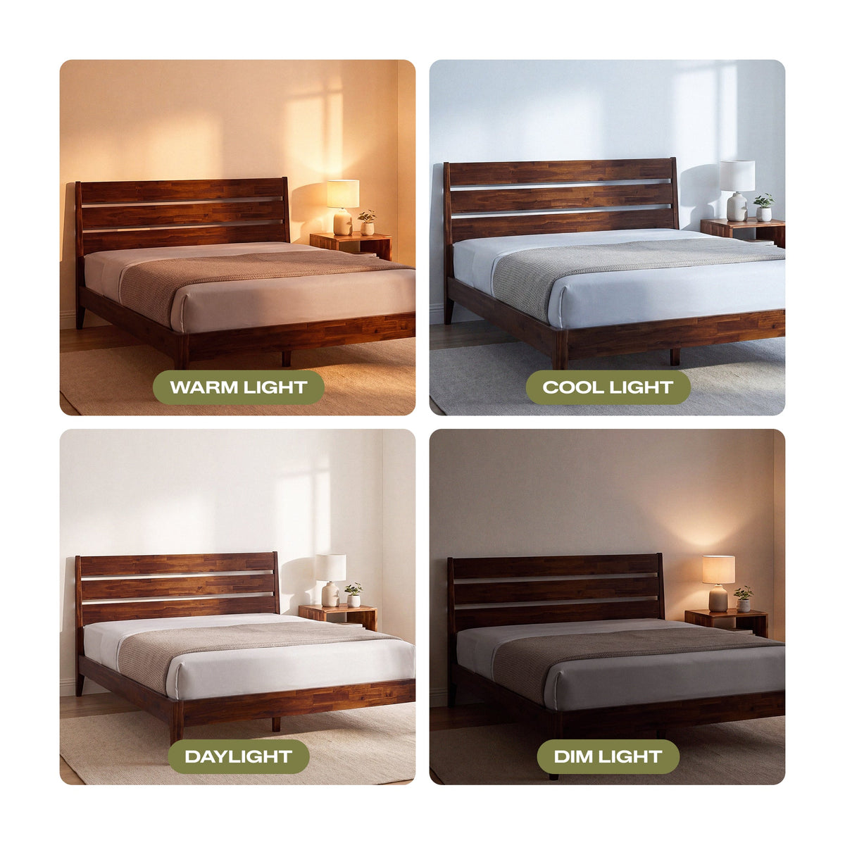 Emery Solid Wood Bed Frame, photo 12 of 34
